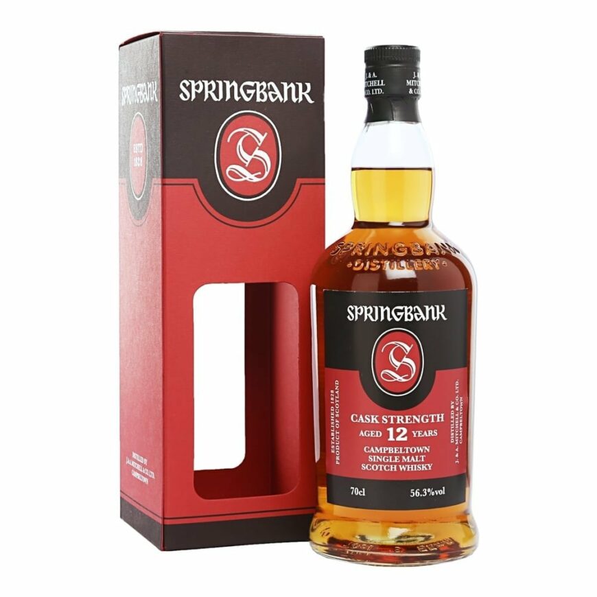 Springbank 12 YR Cask Strength 70CL Slijterij van der Velden